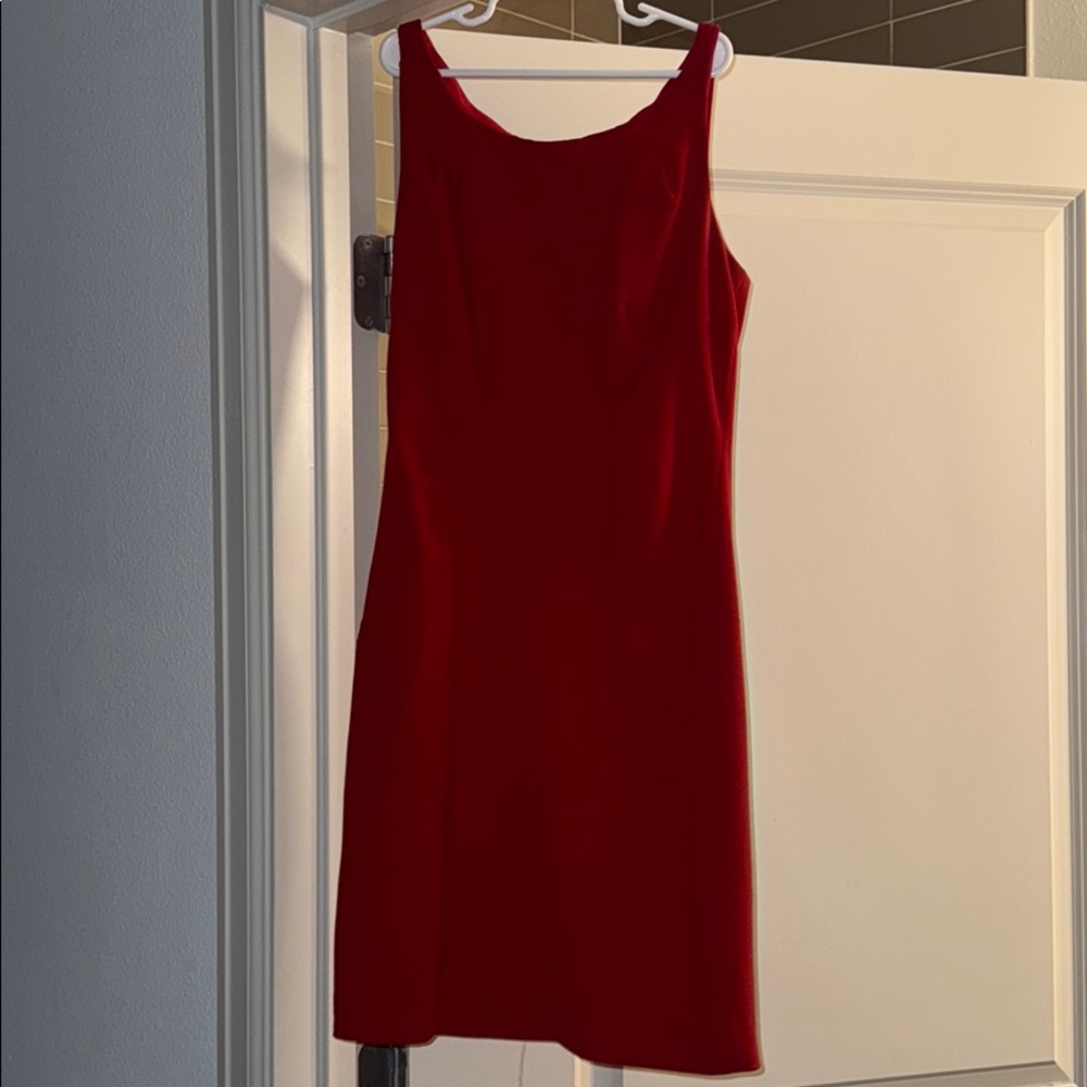 Red dress